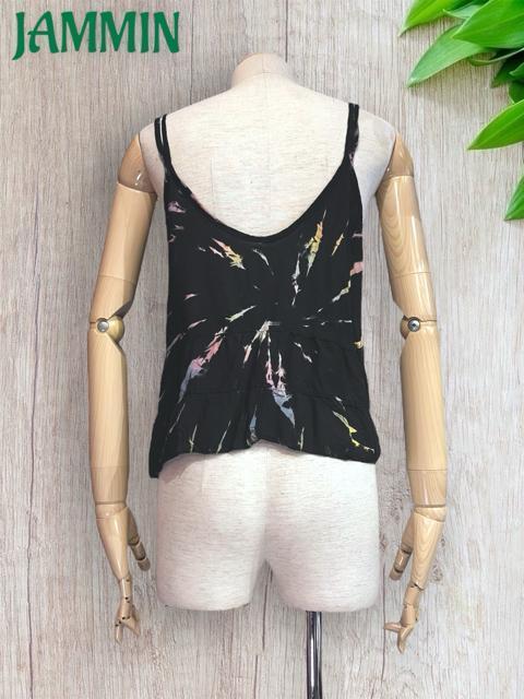 タイダイキャミソール タイダイ ショート丈 アジアン エスニック ビーチ フェス < 女性ファッション タイダイキャミソール タイダイ ショート丈 アジアン エスニック ビーチ フェス < 女性ファッションの