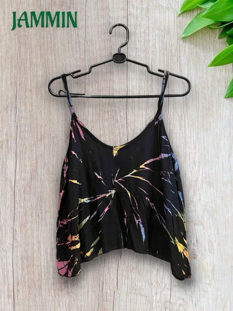 タイダイキャミソール タイダイ ショート丈 アジアン エスニック ビーチ フェス < 女性ファッション タイダイキャミソール タイダイ ショート丈 アジアン エスニック ビーチ フェス < 女性ファッションの