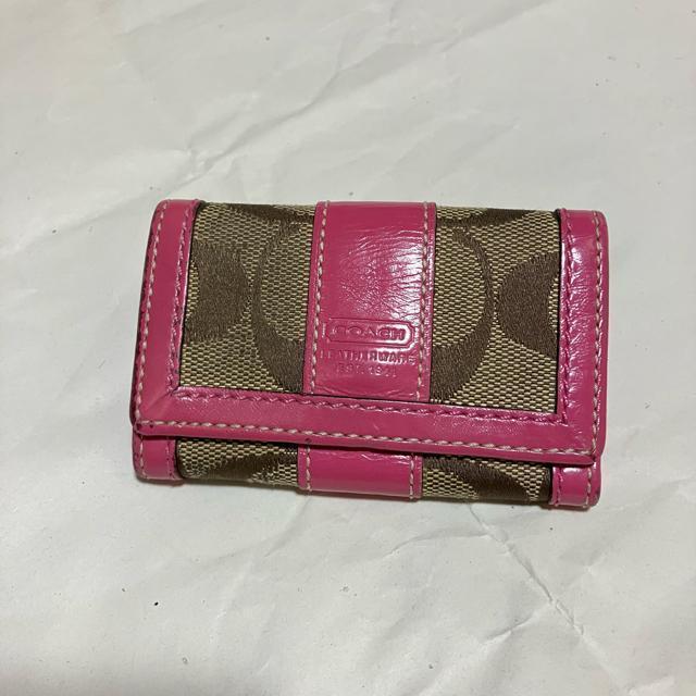 【COACH / コーチ】 シグネチャー / 6連キーケース / ピンク < ブランド 【COACH / コーチ】 シグネチャー / 6連キーケース / ピンク < ブランドの