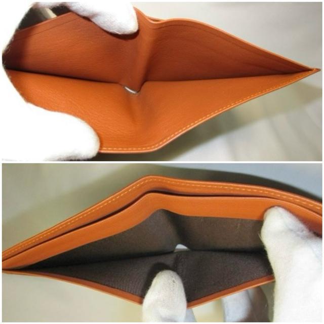 美品 LOEWE ロエベ 二つ折り札入れ財布 レザー ブラウン(キャメル) 中古本物 < ブランド 美品 LOEWE ロエベ 二つ折り札入れ財布 レザー ブラウン(キャメル) 中古本物 < ブランドの