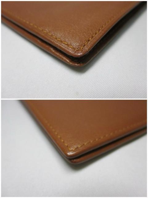 美品 LOEWE ロエベ 二つ折り札入れ財布 レザー ブラウン(キャメル) 中古本物 < ブランド 美品 LOEWE ロエベ 二つ折り札入れ財布 レザー ブラウン(キャメル) 中古本物 < ブランドの
