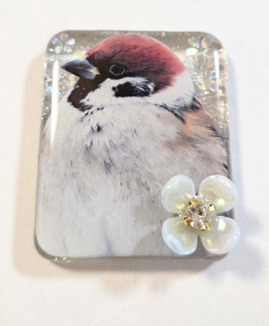 すずめレジンネックレス★サイズ特大 ハンドメイドネックレス レジンネックレス 雀アクセサリー すずめアクセサリー 鳥 < 女性ファッション すずめレジンネックレス★サイズ特大 ハンドメイドネックレス レジンネックレス 雀アクセサリー すずめアクセサリー 鳥 < 女性ファッションの