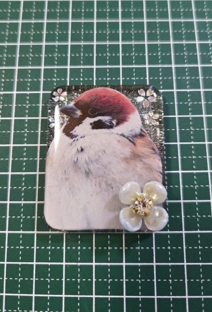 すずめレジンネックレス★サイズ特大 ハンドメイドネックレス レジンネックレス 雀アクセサリー すずめアクセサリー 鳥 < 女性ファッション すずめレジンネックレス★サイズ特大 ハンドメイドネックレス レジンネックレス 雀アクセサリー すずめアクセサリー 鳥 < 女性ファッションの