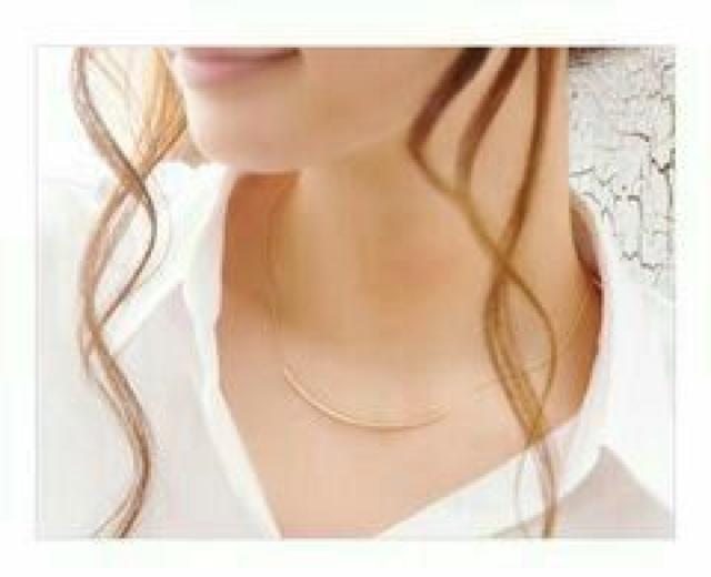 【最終1点】ライン風首元オシャレなネックレス  < 女性アクセサリー/時計  【最終1点】ライン風首元オシャレなネックレス   < 女性アクセサリー/時計の