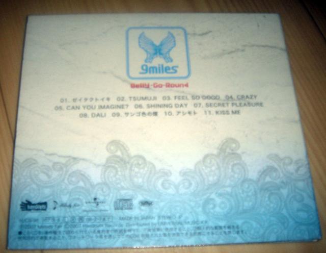 9miles BELLY-GO-ROUND x[ES[EEh lC CD  CD/DVD/rfI 