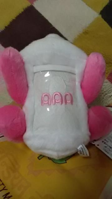 AAA・え〜パンダ・くったりパスケースぬいぐるみ・ピンク 末吉 < タレントグッズ  AAA・え〜パンダ・くったりパスケースぬいぐるみ・ピンク 末吉 < タレントグッズの