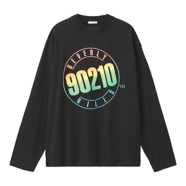 GUロングT(長袖)BH,90210B JN+E ビバヒル ビバリーヒルズ 大型店限定 XSサイズ ブラック 黒 < ブランド  GUロングT(長袖)BH,90210B JN+E ビバヒル ビバリーヒルズ 大型店限定 XSサイズ ブラック 黒 < ブランドの