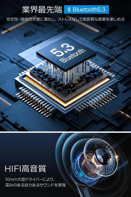 ワイヤレスイヤホン ENCノイズキャンセリング イヤホン ブルートゥースイヤホン bluetoothヘッドセット Type-C < 家電/AV ワイヤレスイヤホン ENCノイズキャンセリング イヤホン ブルートゥースイヤホン bluetoothヘッドセット Type-C < 家電/AVの