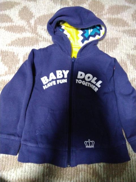 子供服   ベビードール  リバーシブルパーカー上着  110cm < キッズ/ベビー  子供服   ベビードール  リバーシブルパーカー上着  110cm < キッズ/ベビーの
