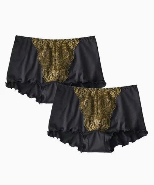 Lサイズ!2枚セット!高貴品格!ブランド品!トリンプ!ソワレタイム光沢感あるストレッチ!エレガント!ショーツ! < 女性ファッション  Lサイズ!2枚セット!高貴品格!ブランド品!トリンプ!ソワレタイム光沢感あるストレッチ!エレガント!ショーツ!  < 女性ファッションの
