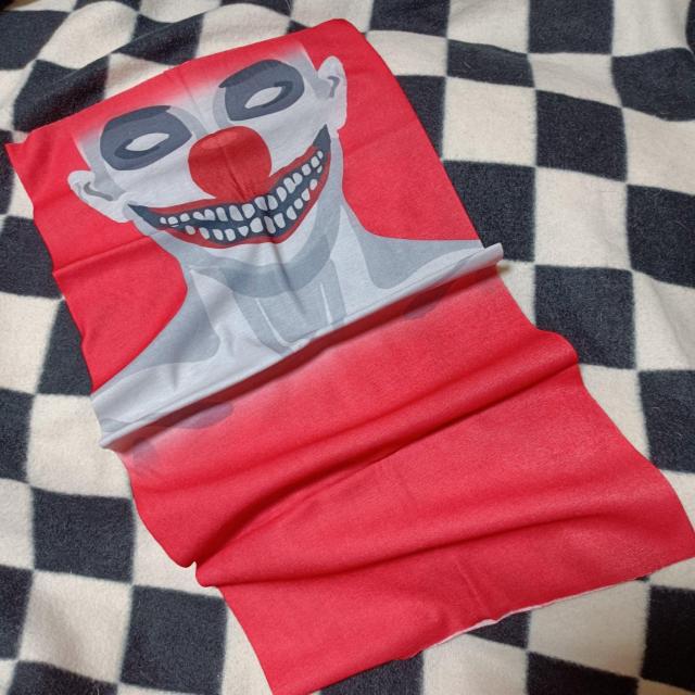 新品★ハロウィン★フェイスマスク・ネックウォーマー /クラウン < レジャー/スポーツ  新品★ハロウィン★フェイスマスク・ネックウォーマー /クラウン  < レジャー/スポーツの