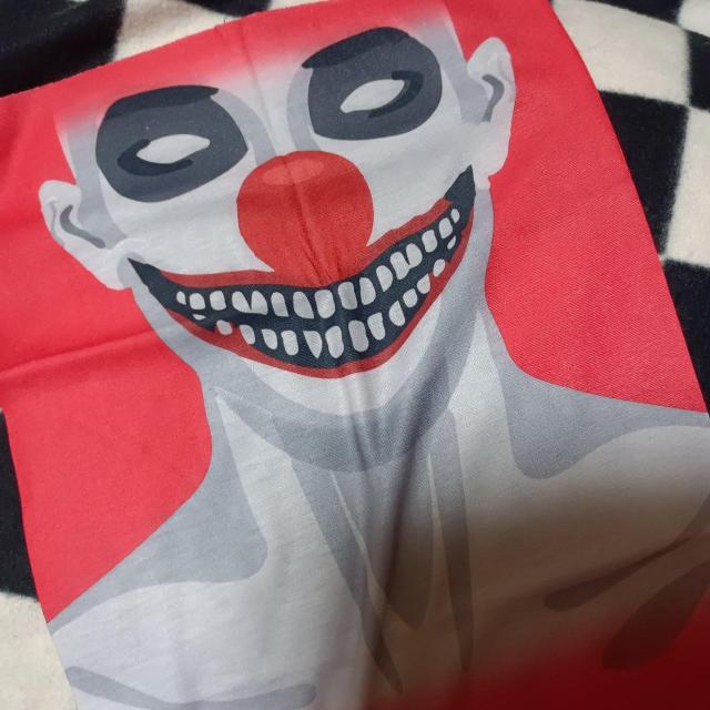 新品★ハロウィン★フェイスマスク・ネックウォーマー /クラウン < レジャー/スポーツ  新品★ハロウィン★フェイスマスク・ネックウォーマー /クラウン < レジャー/スポーツの