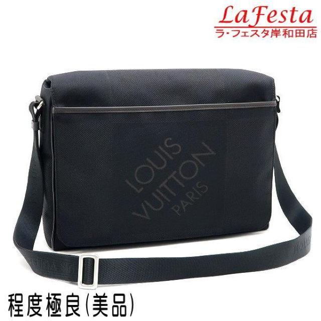 ◆ 本物 美品 ◆ LV ルイヴィトン 希少 ダミエジェアン ノワール メサジェNM ショルダーバッグ ブラック 黒 M93225 < ブランド  ◆ 本物 美品 ◆ LV ルイヴィトン 希少 ダミエジェアン ノワール メサジェNM ショルダーバッグ ブラック 黒 M93225  < ブランドの