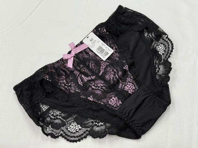 ブラックにピンクのコントラストがキュート★aimerfeelデザインショーツ★Mサイズ < 女性ファッション ブラックにピンクのコントラストがキュート★aimerfeelデザインショーツ★Mサイズ < 女性ファッションの