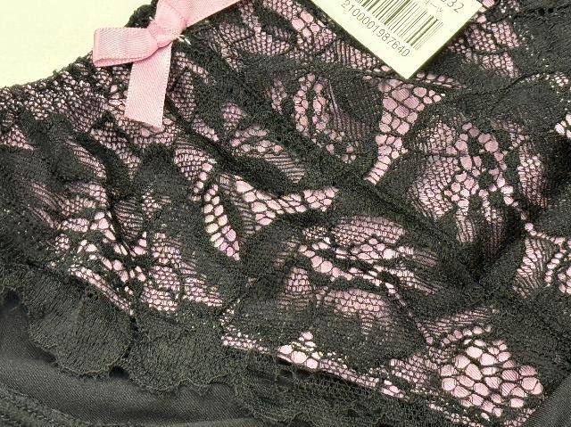 ブラックにピンクのコントラストがキュート★aimerfeelデザインショーツ★Mサイズ < 女性ファッション ブラックにピンクのコントラストがキュート★aimerfeelデザインショーツ★Mサイズ < 女性ファッションの