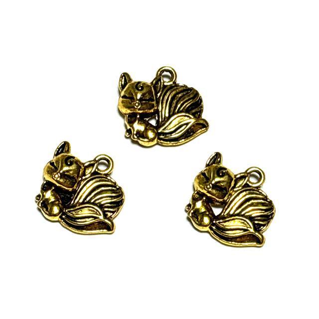 1627 �����̂̌ρ@3�@�L�c�l�@���ʃf�U�C���L��@�����p�[�c�@�A�N�Z�T���[�`���[���@�n���h���C�h�ޗ��@�A���e�B�[�N�E�S�[���h  �� �y�b�g/��|/���|�� 