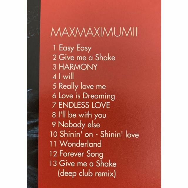 �y���������zCD:MAX MAXMAXIMUMII �S13�� �� �^�����g�O�b�Y�� 