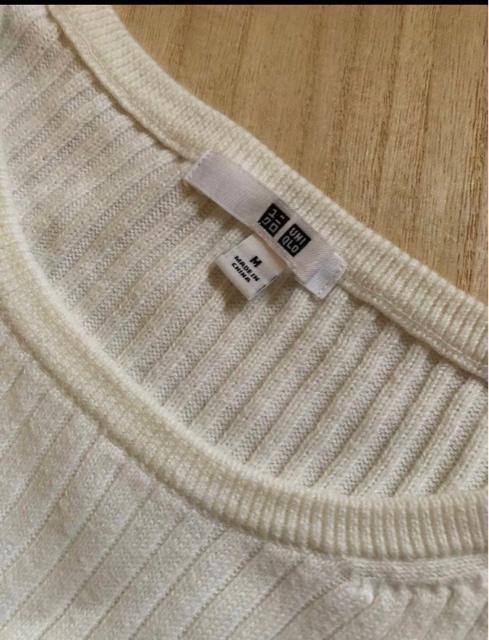 UNIQLO ユニクロ コットンカシミヤリブセーター M 定価3,289円 < 女性ファッション UNIQLO ユニクロ コットンカシミヤリブセーター M 定価3,289円 < 女性ファッションの