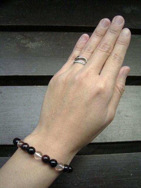 ☆即決☆レッドタイガーアイxオニキスx水晶 < 男性アクセサリー/時計 ☆即決☆レッドタイガーアイxオニキスx水晶 < 男性アクセサリー/時計の