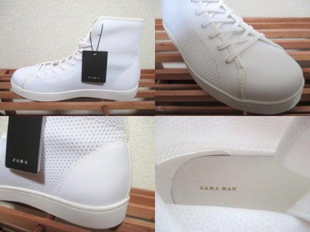 ☆ZARA/ザラ ホワイト スニーカー/メンズ/28cm/白☆新品 < ブランド  ☆ZARA/ザラ ホワイト スニーカー/メンズ/28cm/白☆新品 < ブランドの