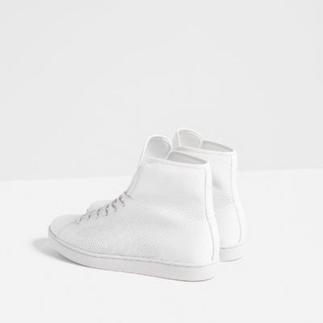 ☆ZARA/ザラ ホワイト スニーカー/メンズ/28cm/白☆新品 < ブランド  ☆ZARA/ザラ ホワイト スニーカー/メンズ/28cm/白☆新品 < ブランドの