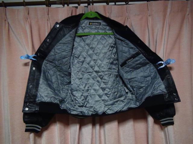 CLUB MALT Sの革のジャンバー(L)黒!。 < 男性ファッション  CLUB MALT Sの革のジャンバー(L)黒!。 < 男性ファッションの