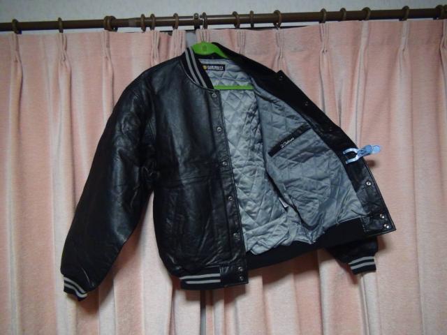 CLUB MALT Sの革のジャンバー(L)黒!。 < 男性ファッション  CLUB MALT Sの革のジャンバー(L)黒!。 < 男性ファッションの