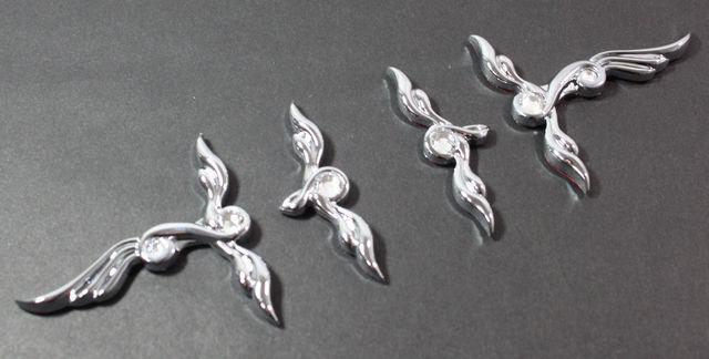 カスタムエンブレムtype3クリスタルタイプクロムメッキ < 自動車/バイク カスタムエンブレムtype3クリスタルタイプクロムメッキ < 自動車/バイク