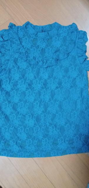 SLY スライ 新品 総レース 夏 ノースリーブ ターイズブルー < ブランド  SLY スライ 新品 総レース 夏 ノースリーブ ターイズブルー  < ブランドの