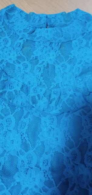 SLY スライ 新品 総レース 夏 ノースリーブ ターイズブルー < ブランド  SLY スライ 新品 総レース 夏 ノースリーブ ターイズブルー < ブランドの