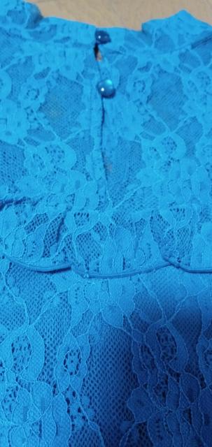 SLY スライ 新品 総レース 夏 ノースリーブ ターイズブルー < ブランド  SLY スライ 新品 総レース 夏 ノースリーブ ターイズブルー < ブランドの