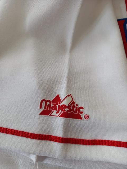 新品!激安88%オフ、MLB ユニフォーム(白赤、M) < 男性ファッション  新品!激安88%オフ、MLB ユニフォーム(白赤、M) < 男性ファッションの