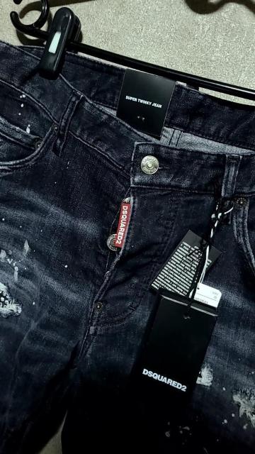 新品ディースクエアード クラッシュスワロSUPER TWINKY/Trash Black Wash Skater Jeans48 < ブランド  新品ディースクエアード クラッシュスワロSUPER TWINKY/Trash Black Wash Skater Jeans48 < ブランドの