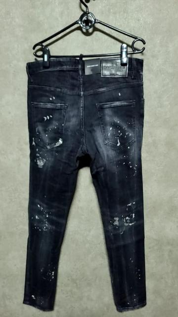 新品ディースクエアード クラッシュスワロSUPER TWINKY/Trash Black Wash Skater Jeans48 < ブランド  新品ディースクエアード クラッシュスワロSUPER TWINKY/Trash Black Wash Skater Jeans48 < ブランドの