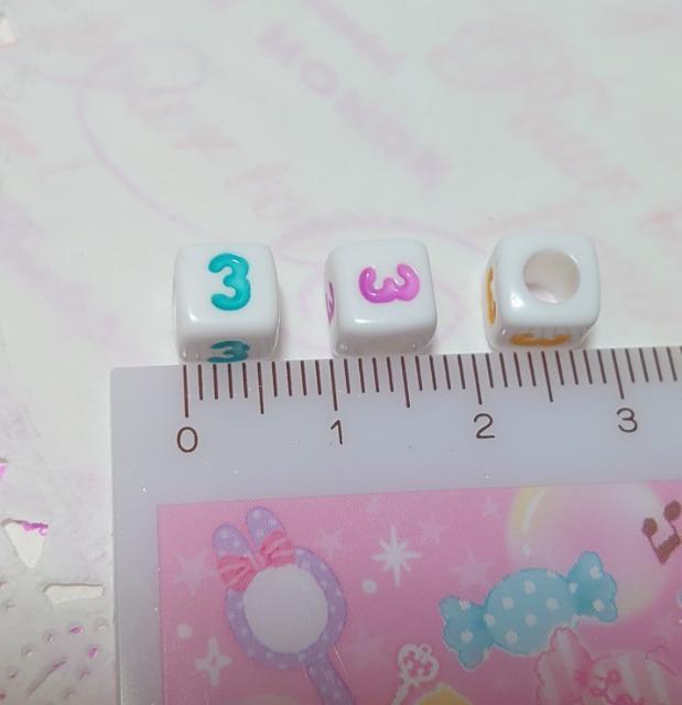 ★ハンドメイド素材★数字キューブビーズ【3】9個 < ペット/手芸/園芸  ★ハンドメイド素材★数字キューブビーズ【3】9個 < ペット/手芸/園芸の
