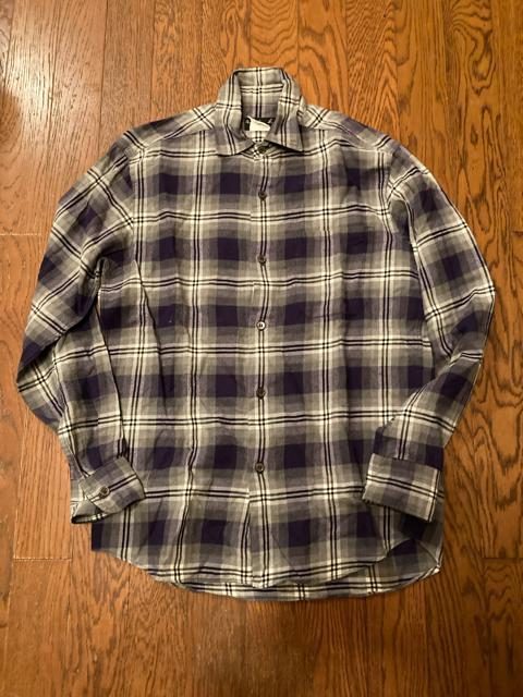 agnes b homme アニエスベーオム ライト ネルシャツ チェック シャツ 日本製 好配色 メンズ コットン  < ブランド  agnes b homme アニエスベーオム ライト ネルシャツ チェック シャツ 日本製 好配色 メンズ コットン   < ブランドの