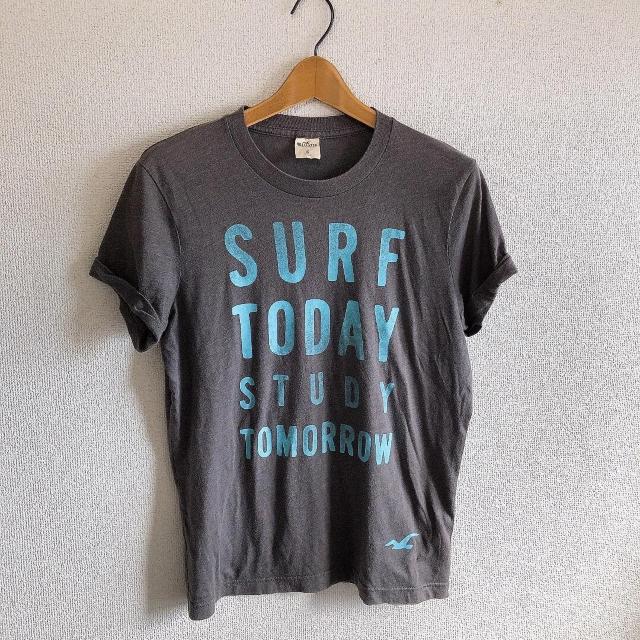 ◆hollister/ホリスター◆定番ロゴTシャツ★濃グレーSサイズ*シンプルコーデ♪ < ブランド ◆hollister/ホリスター◆定番ロゴTシャツ★濃グレーSサイズ*シンプルコーデ♪ < ブランドの