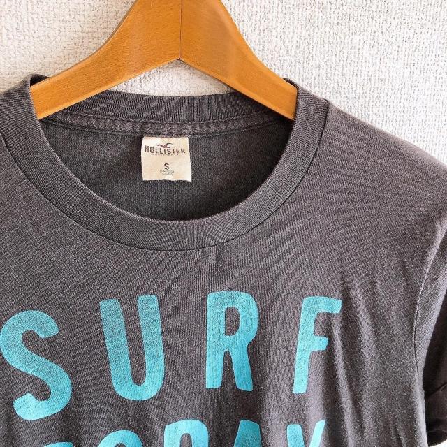 ◆hollister/ホリスター◆定番ロゴTシャツ★濃グレーSサイズ*シンプルコーデ♪ < ブランド ◆hollister/ホリスター◆定番ロゴTシャツ★濃グレーSサイズ*シンプルコーデ♪ < ブランドの