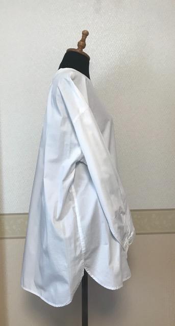 無印良品 MUJI クールネック ブラウス 白 未使用 タグ付き < ブランド  無印良品 MUJI クールネック ブラウス 白 未使用 タグ付き < ブランドの