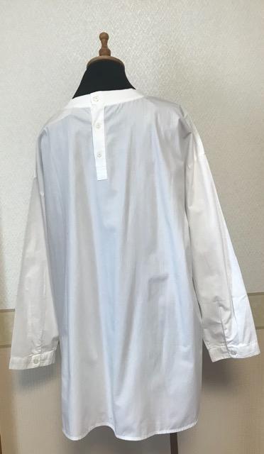 無印良品 MUJI クールネック ブラウス 白 未使用 タグ付き < ブランド  無印良品 MUJI クールネック ブラウス 白 未使用 タグ付き < ブランドの