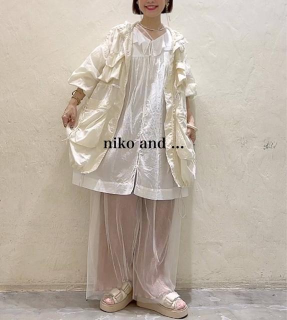 新品 niko and ...★薄手カジュアルブルゾン < 女性ファッション  新品 niko and ...★薄手カジュアルブルゾン  < 女性ファッションの