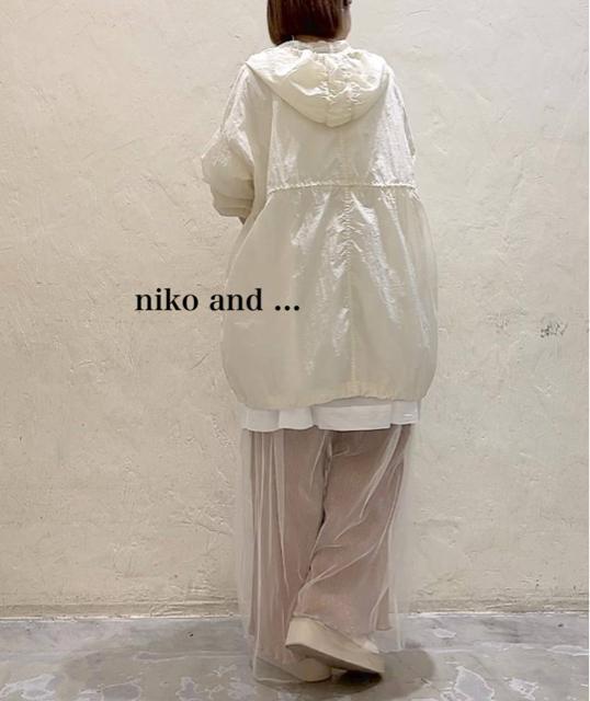 新品 niko and ...★薄手カジュアルブルゾン < 女性ファッション  新品 niko and ...★薄手カジュアルブルゾン < 女性ファッションの