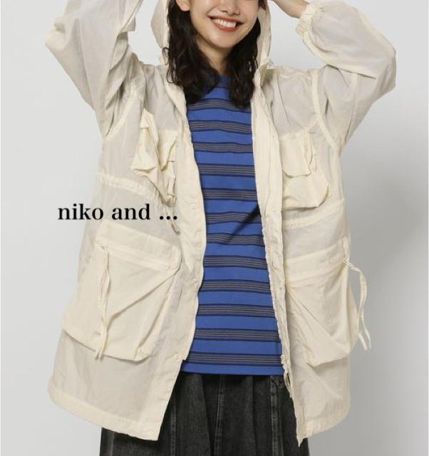 新品 niko and ...★薄手カジュアルブルゾン < 女性ファッション  新品 niko and ...★薄手カジュアルブルゾン < 女性ファッションの