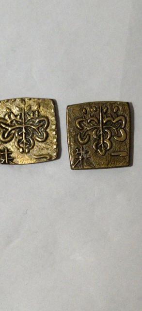 古銭 文政 角一朱半金 二枚 【稀少品】 < ホビー 古銭 文政 角一朱半金 二枚 【稀少品】 < ホビーの