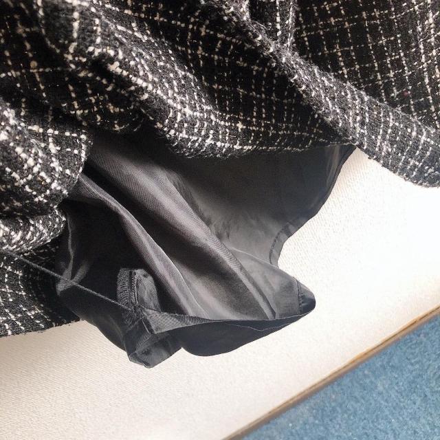 ◆AG by aquagirl/エージーバイアクアガール◆ツイードミニワンピース★ブラックM*高見えアイテム♪ < ブランド  ◆AG by aquagirl/エージーバイアクアガール◆ツイードミニワンピース★ブラックM*高見えアイテム♪ < ブランドの