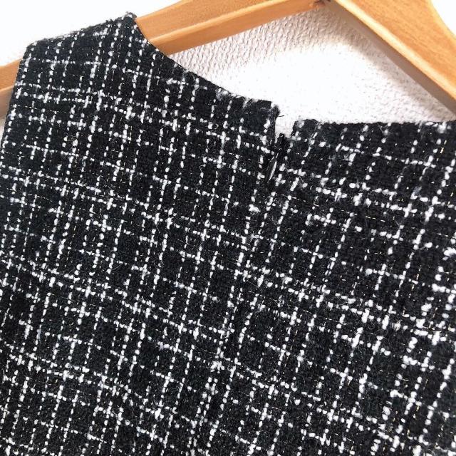 ◆AG by aquagirl/エージーバイアクアガール◆ツイードミニワンピース★ブラックM*高見えアイテム♪ < ブランド  ◆AG by aquagirl/エージーバイアクアガール◆ツイードミニワンピース★ブラックM*高見えアイテム♪ < ブランドの