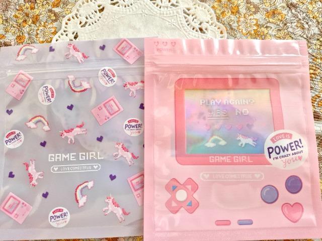 お裾分け☆ゲーム柄ジップバック2枚☆ < インテリア/ライフ お裾分け☆ゲーム柄ジップバック2枚☆ < インテリア/ライフの