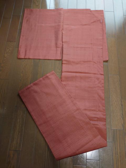 §USED美品、正絹紬、色無地(鳶色とびいろ)、作家物 < 女性ファッション  §USED美品、正絹紬、色無地(鳶色とびいろ)、作家物  < 女性ファッションの
