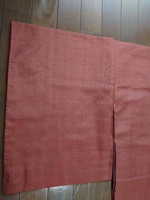 §USED美品、正絹紬、色無地(鳶色とびいろ)、作家物 < 女性ファッション  §USED美品、正絹紬、色無地(鳶色とびいろ)、作家物 < 女性ファッションの