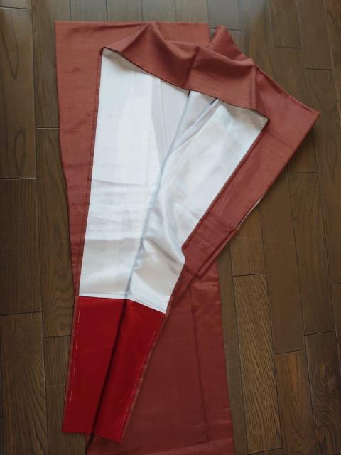 §USED美品、正絹紬、色無地(鳶色とびいろ)、作家物 < 女性ファッション  §USED美品、正絹紬、色無地(鳶色とびいろ)、作家物 < 女性ファッションの